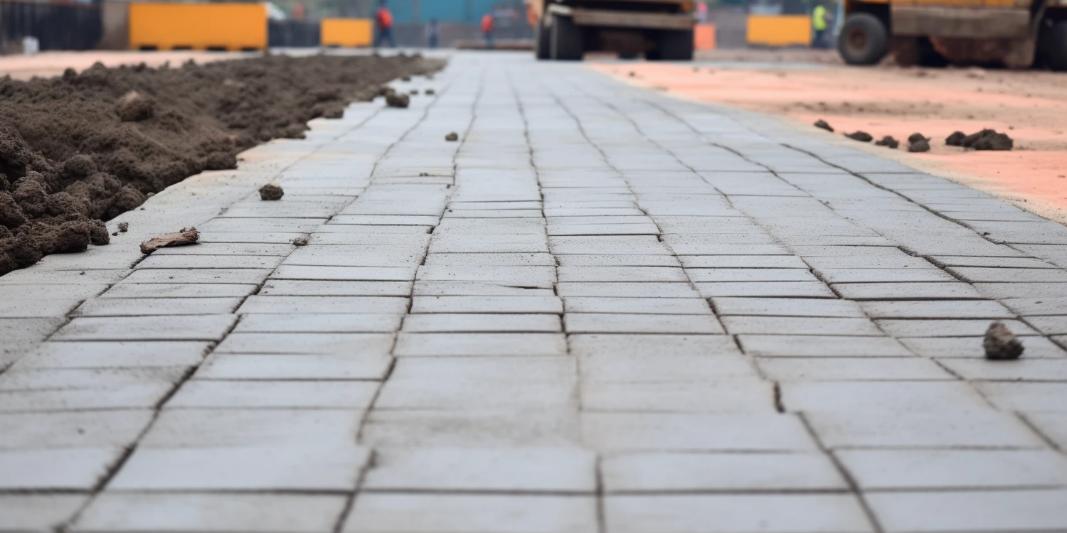 Etapy układania nawierzchni z kostki brukowej