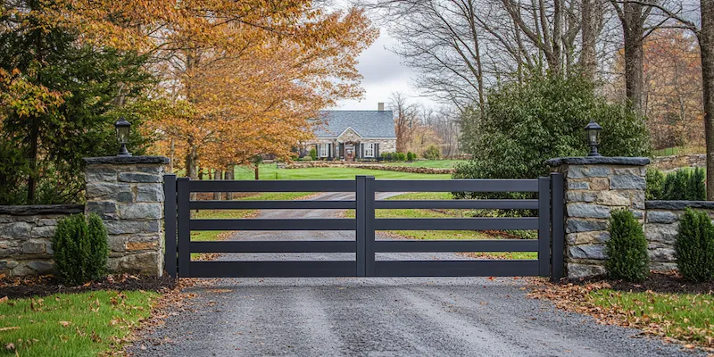 Modernzäune aus Polen