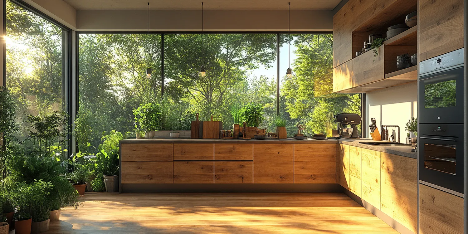 Co na ścianę między meble kuchenne?