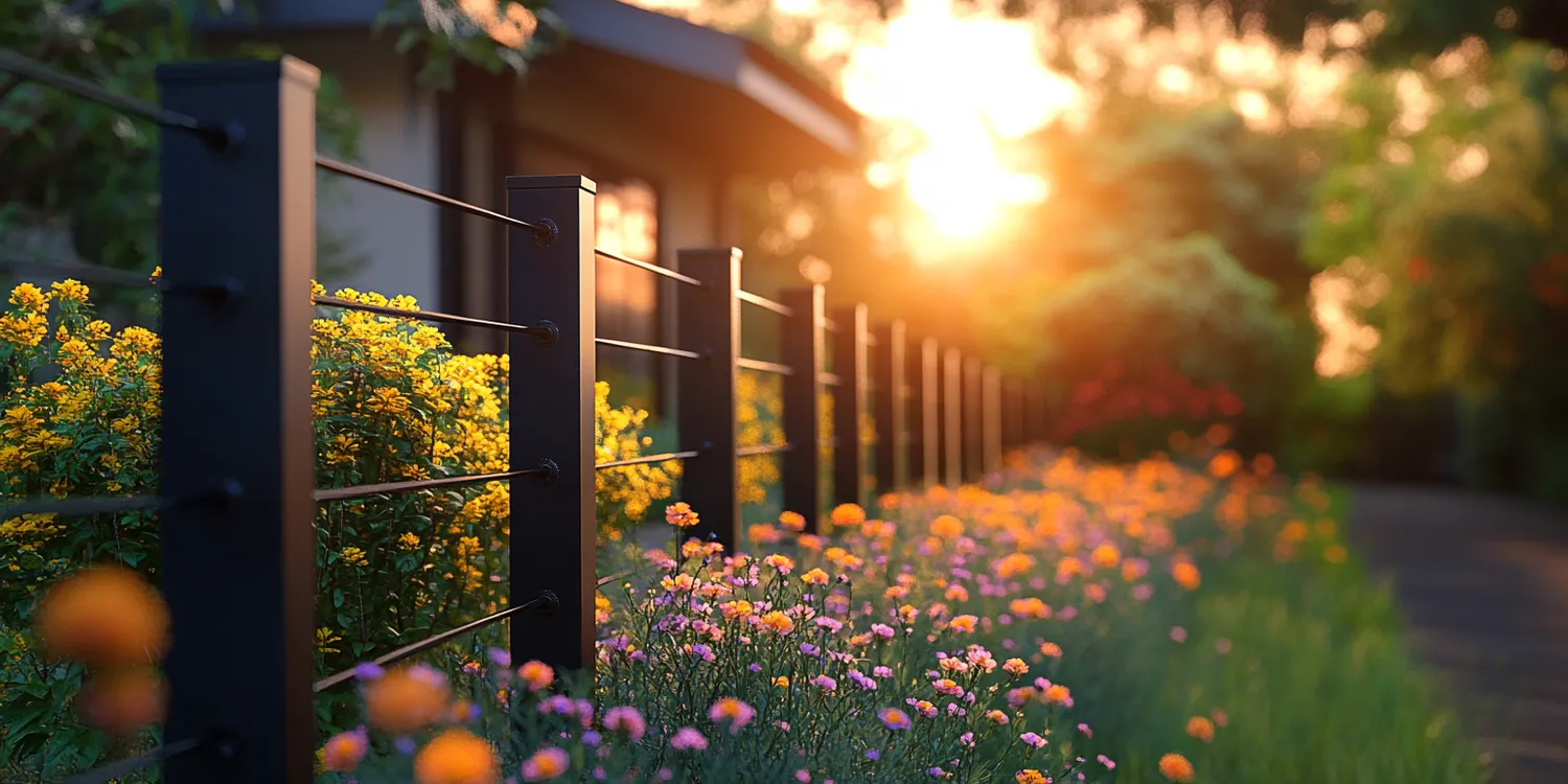 Metallzaun aus Polen